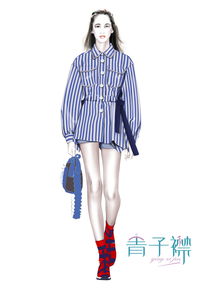 时尚电绘 服装设计效果图绘制步骤分享